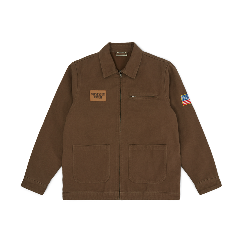 Jobsite Canvas Work Jacket (Brown)