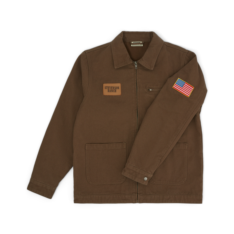 Jobsite Canvas Work Jacket (Brown)