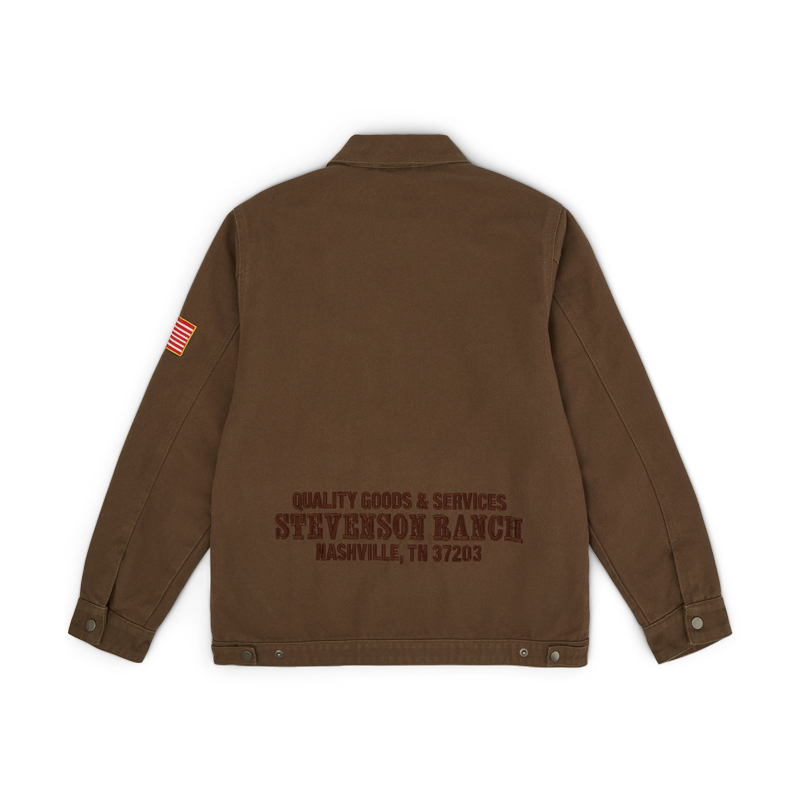 Jobsite Canvas Work Jacket (Brown)