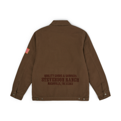 Jobsite Canvas Work Jacket (Brown)