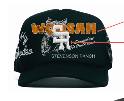 Stevenson Ranch x Upsidedown Tour Pt.2 "Woosah" Hat (Black)
