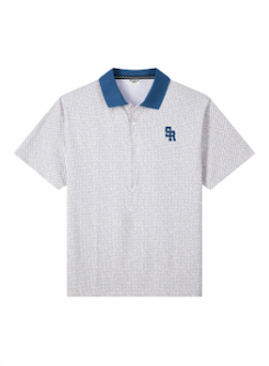 Labyrinth Golf Polo (Blue)