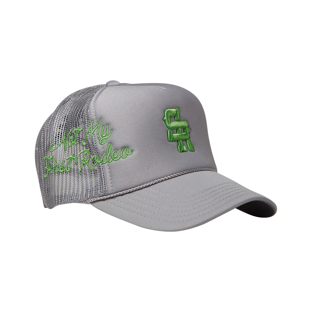 NMFR Classic Trucker Hat (Grey/Green)