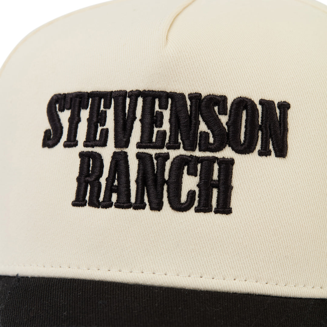 Midtown "Stacked Logo" Structured Hat (Black)