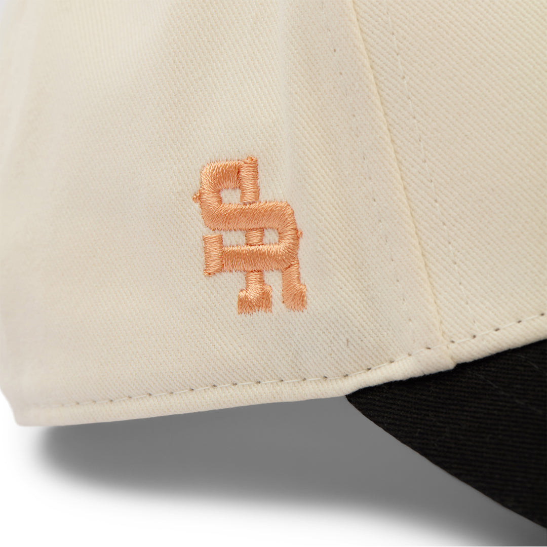 Midtown "Stacked Logo" Structured Hat (Peach)