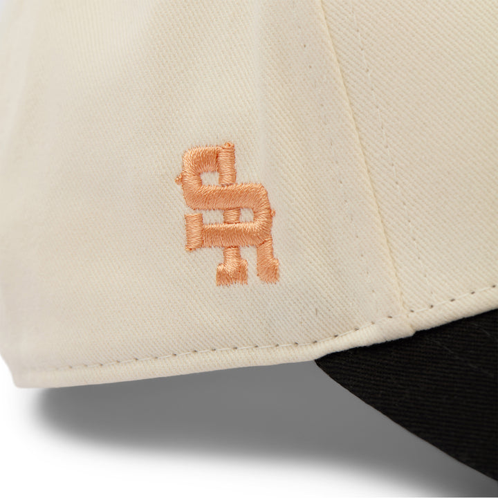 Midtown "Stacked Logo" Structured Hat (Peach)