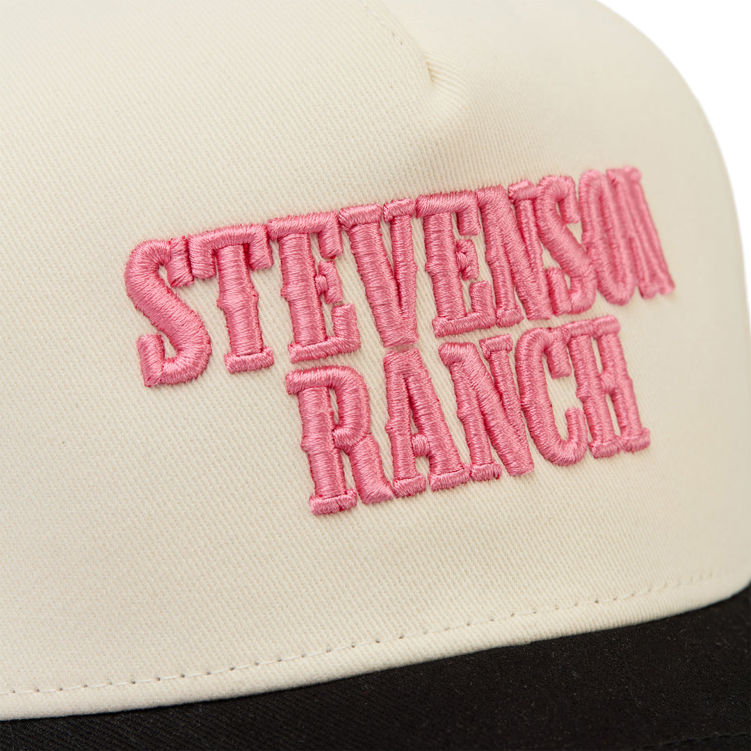 Midtown "Stacked Logo" Structured Hat (Pink)