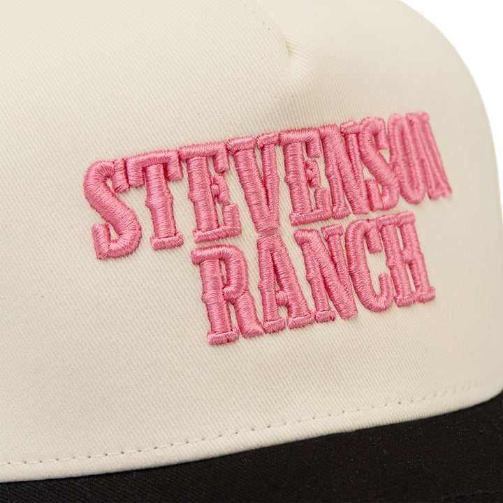 Midtown "Stacked Logo" Structured Hat (Pink)