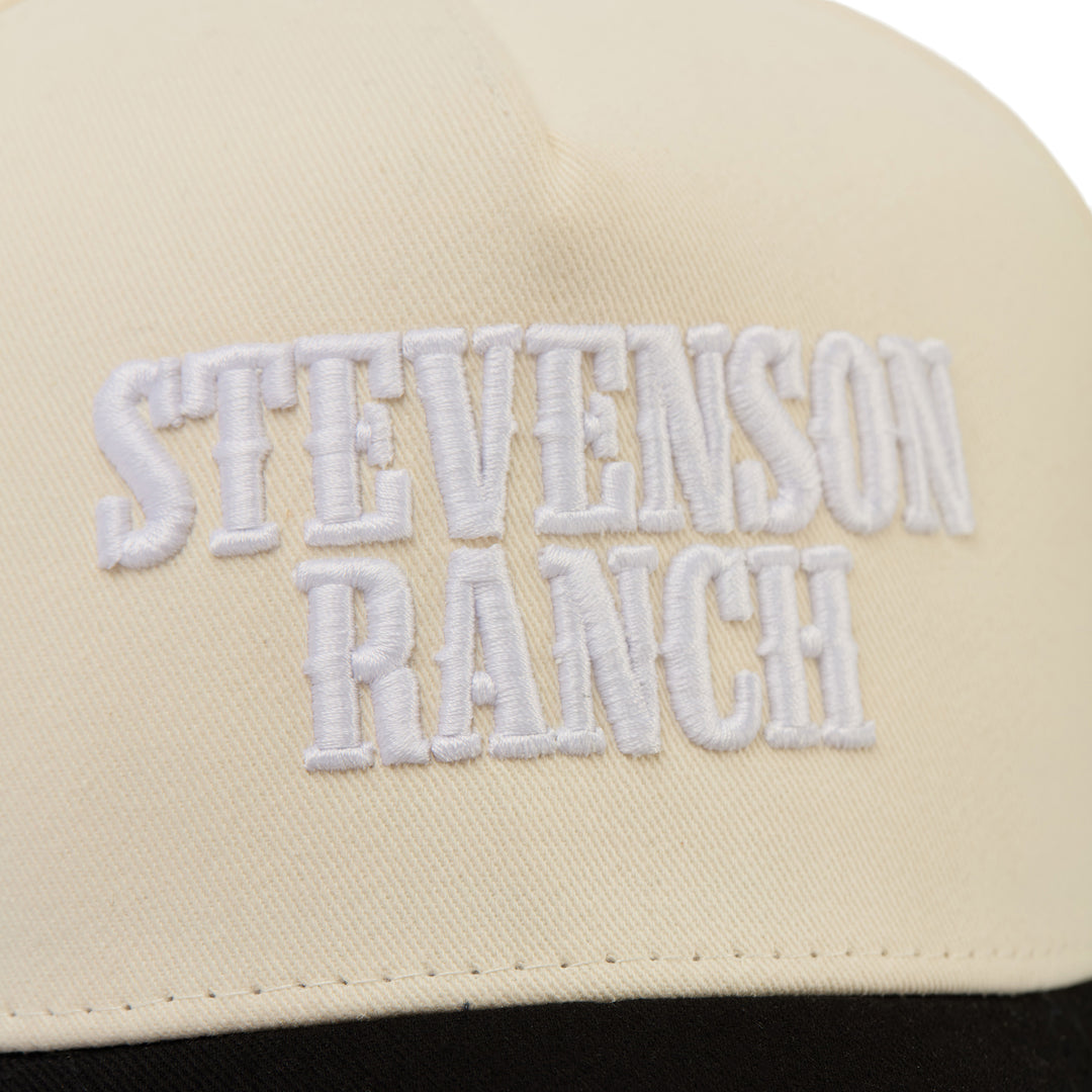 Midtown "Stacked Logo" Structured Hat (White)