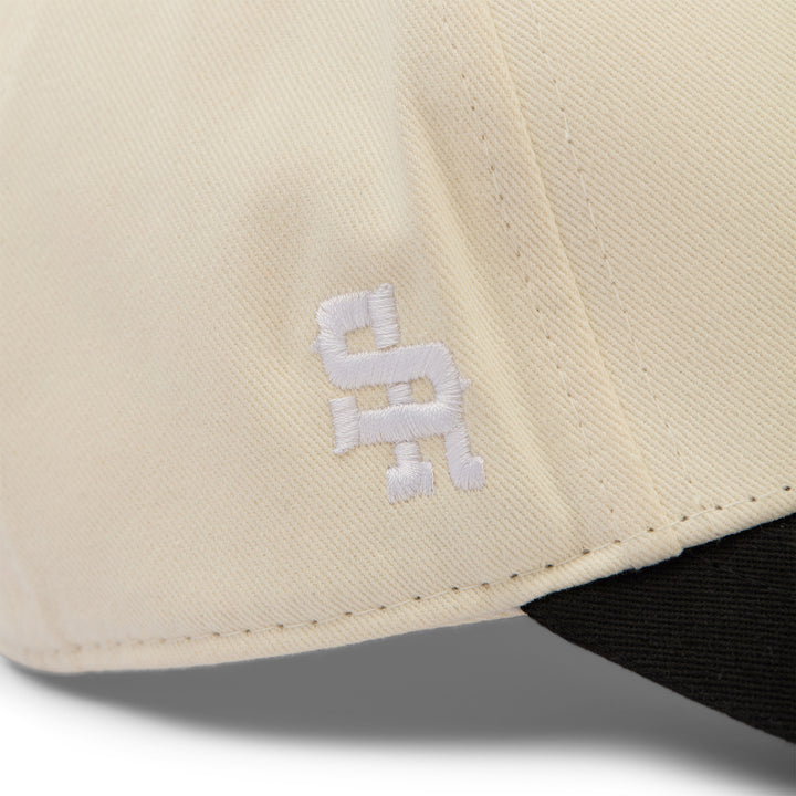 Midtown "Stacked Logo" Structured Hat (White)