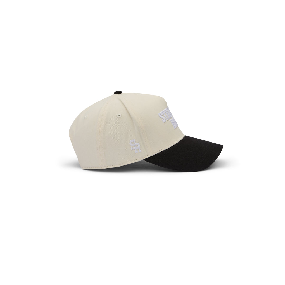 Midtown "Stacked Logo" Structured Hat (White)