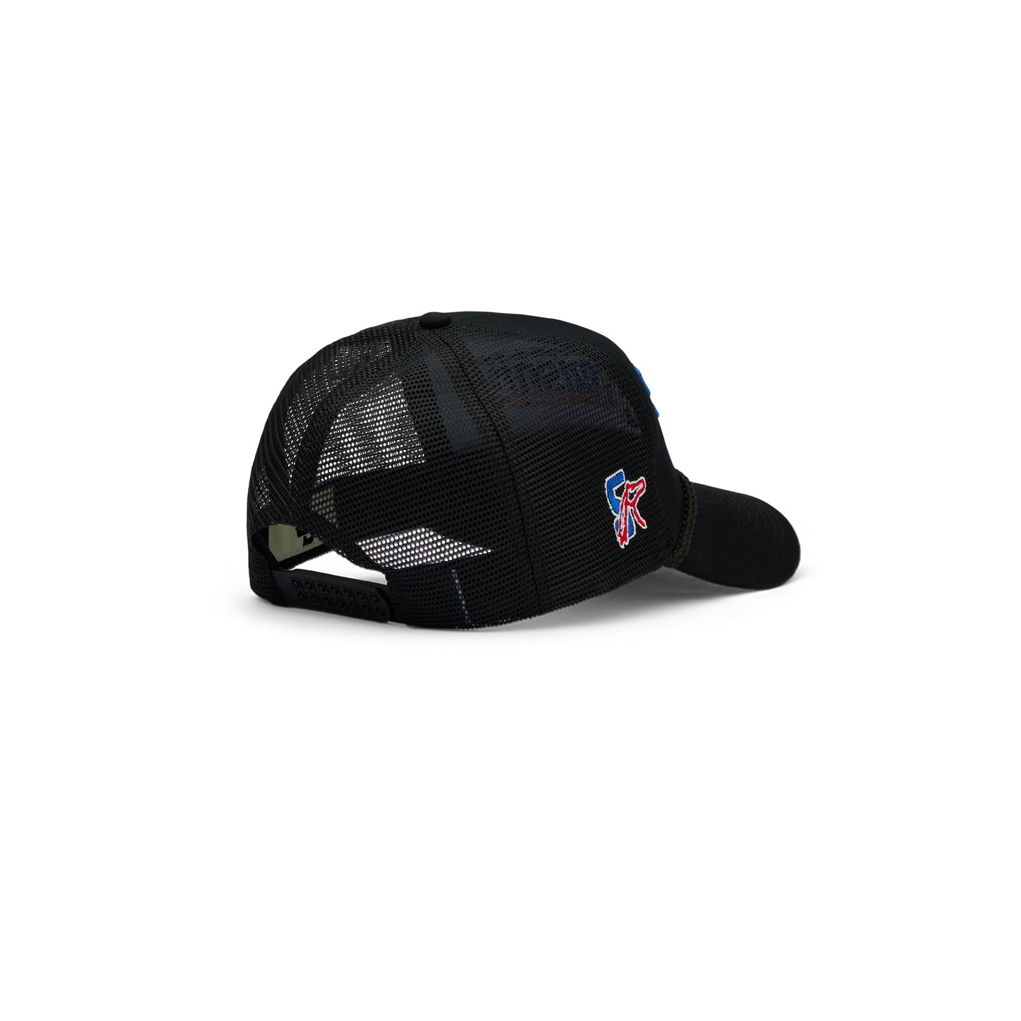 Structured Rope Trucker Hat (Black)