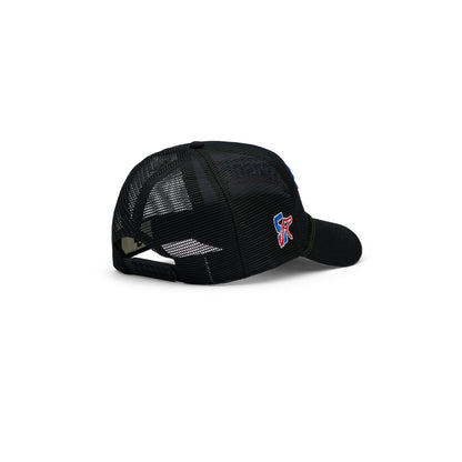 Structured Rope Trucker Hat (Black)