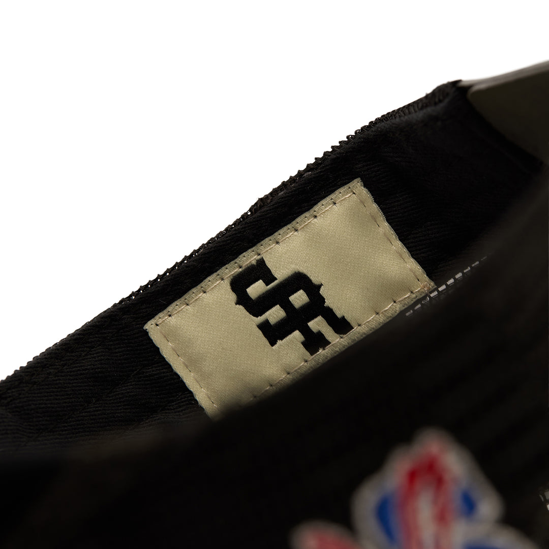 Structured Rope Trucker Hat (Black)