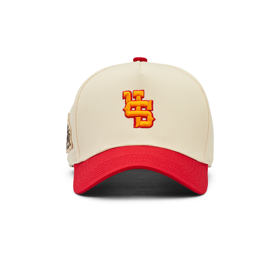 Stevenson Ranch x Tampa Bay "Baker" Hat (Natural/Red)