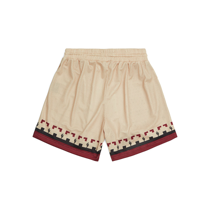 Stevenson Ranch x Coyotes Mesh Shorts (Tan)