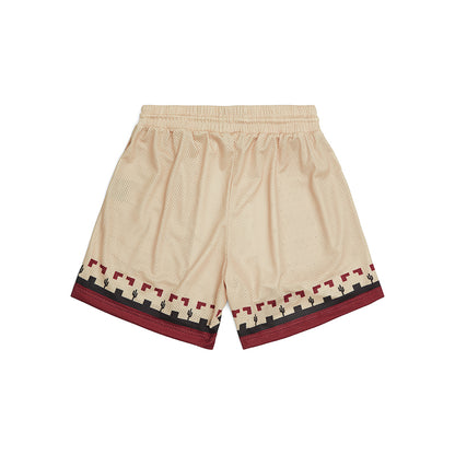 Stevenson Ranch x Coyotes Mesh Shorts (Tan)