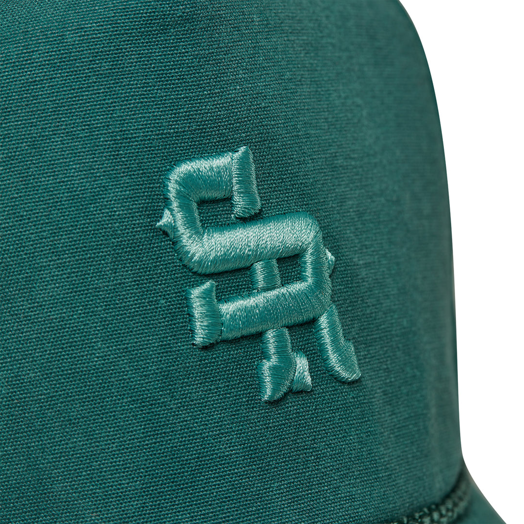 Structured Canvas Hat (Teal/Teal)