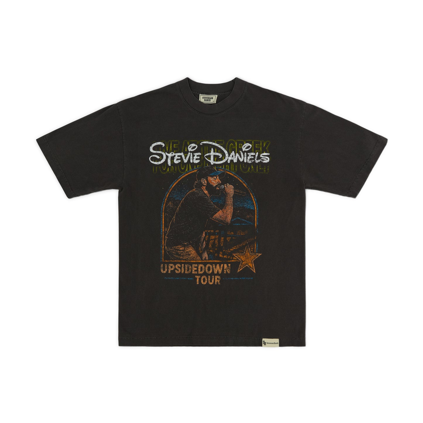 Stevenson Ranch x LA "Greek" Tee (Vintage Black)