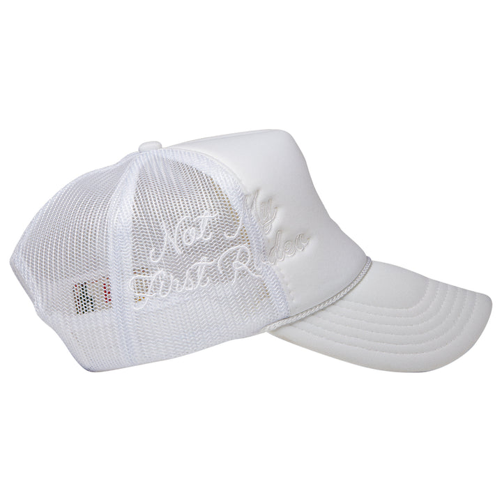 NMFR Classic Trucker Hat (White/White)