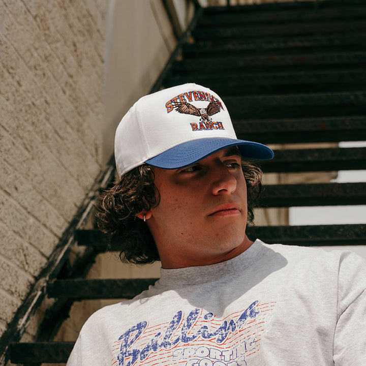 Flying Eagle Structured Hat (White/Blue)