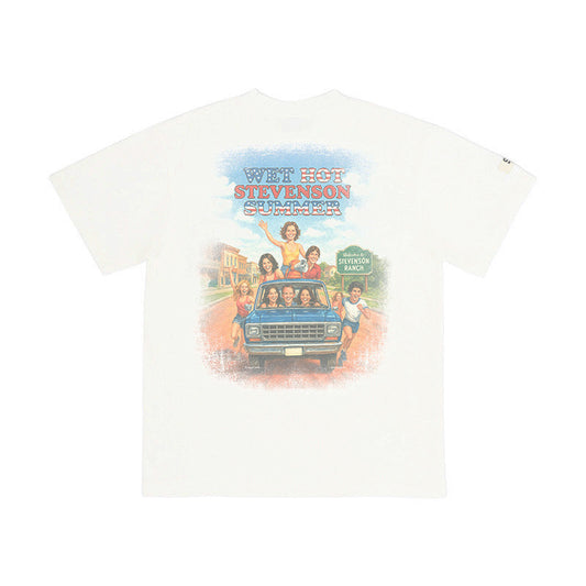 WHSS Cartoon Crop Tee (White)