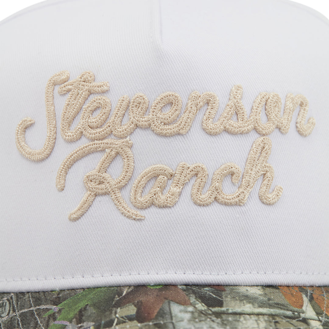 Midtown "Script Logo" Structured Hat (White/Camo)