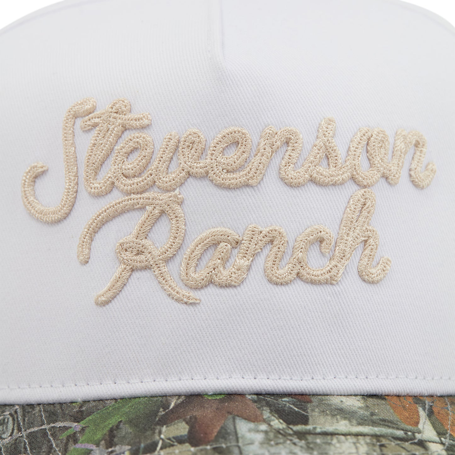 Midtown "Script Logo" Structured Hat (White/Camo)