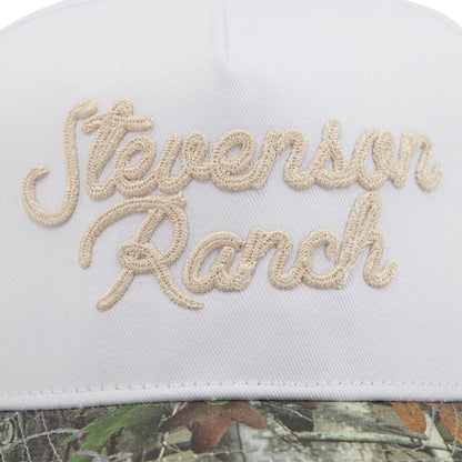 Midtown "Script Logo" Structured Hat (White/Camo)