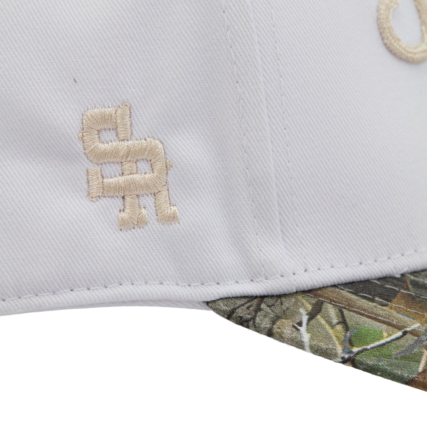 Midtown "Script Logo" Structured Hat (White/Camo)