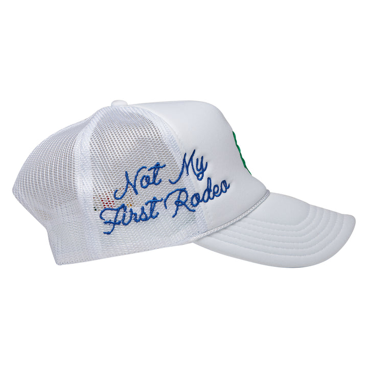 NMFR Classic Trucker Hat (White/Green)