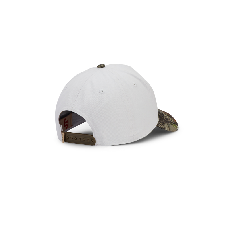 "The Midtown" Structured Hat (White/Camo)