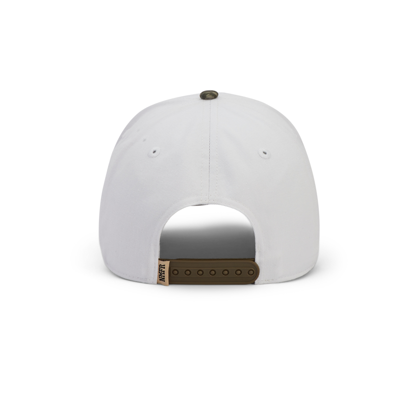 "The Midtown" Structured Hat (White/Camo)