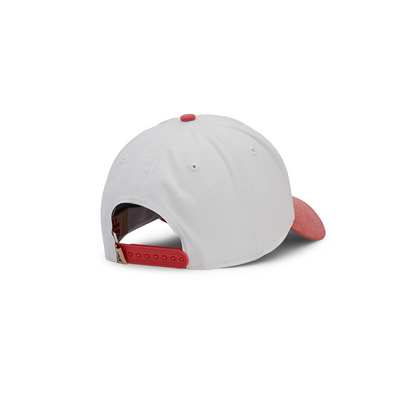 "The Midtown" Structured Hat (White/Red)