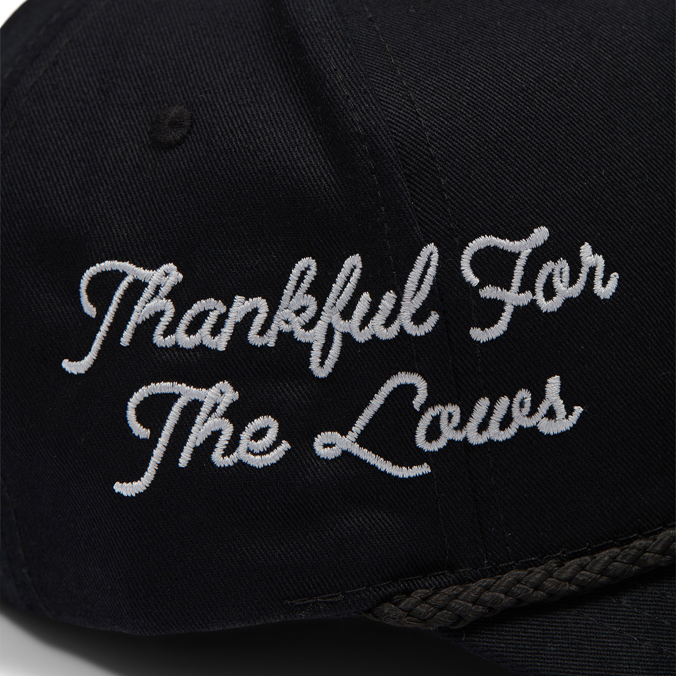 Stevenson Ranch x The Lows Structured Rope Hat (Black)