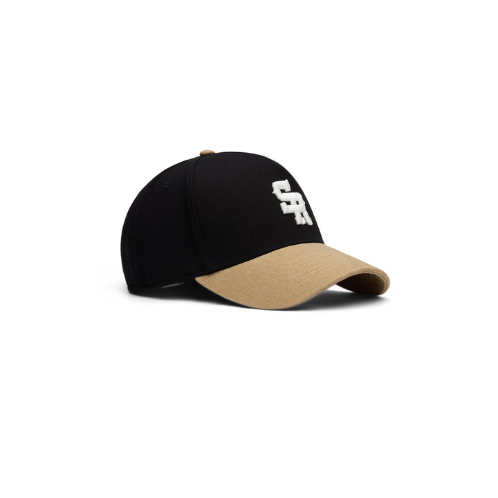 Midtown Structured Hat (Black/Tan)