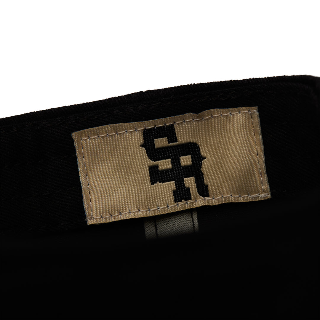 Midtown Structured Hat (Black/Tan)