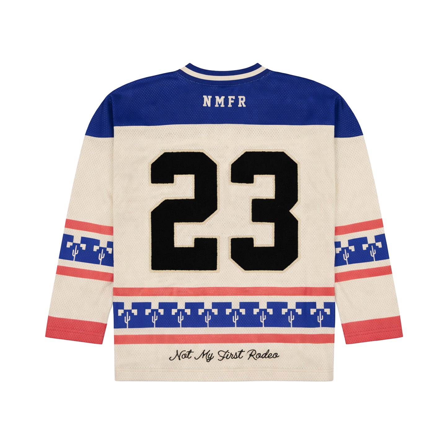 Winter Classic Hockey Jersey (Cream/Blue/Red)