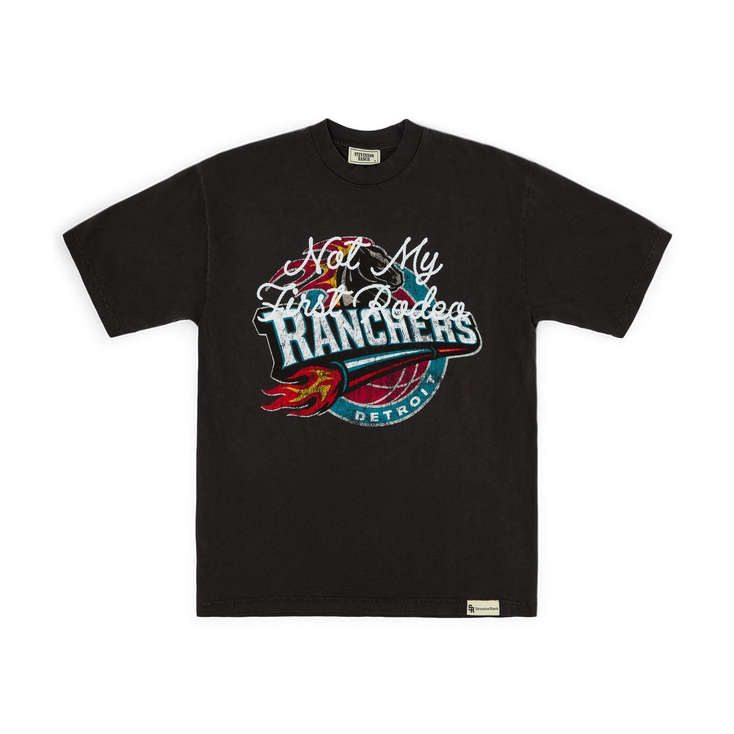 Stevenson Ranch x Detroit "Badboys" Tee (Vintage Black)