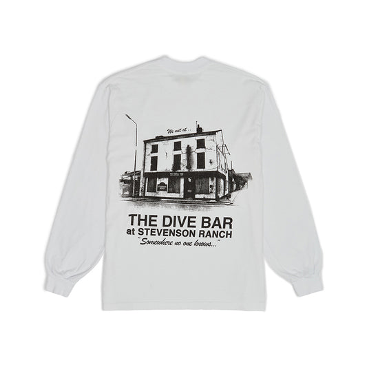 Stevenson Ranch x The Lows Dive Bar Longsleeve Tee (White)