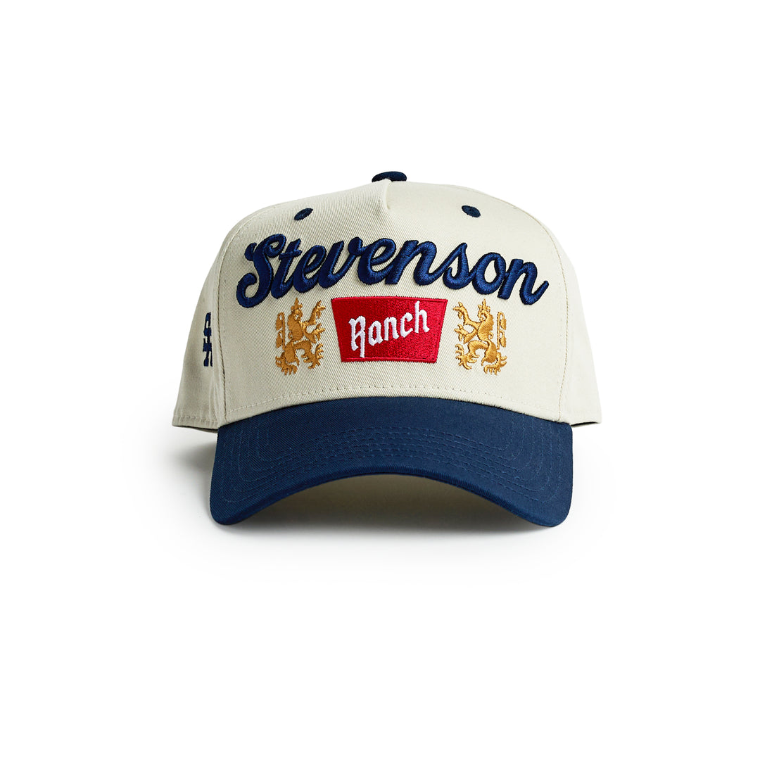 Red Rocks A-Frame Hat (Cream/Blue)