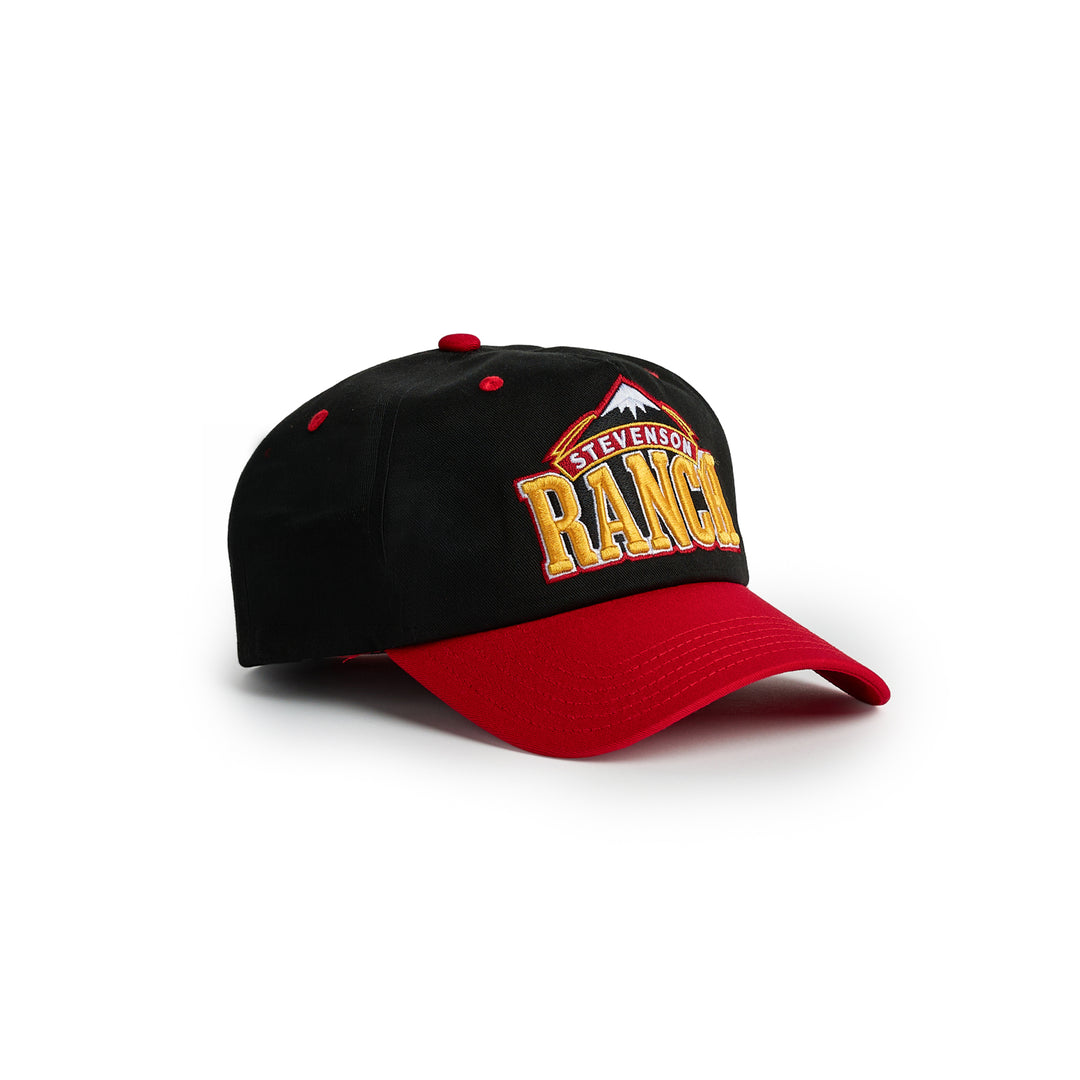 Red Rocks Unstructured Hat (Black/Red)