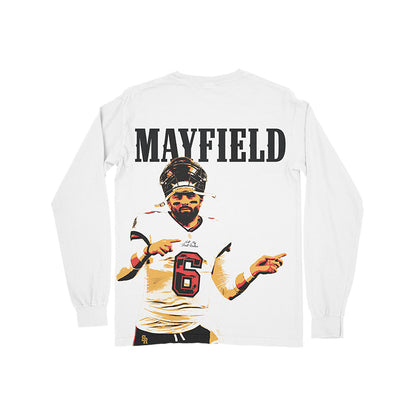 Stevenson Ranch x Baker Mayfield Longsleeve Tee (White)