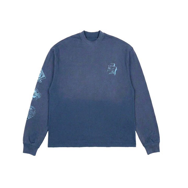 Icon Longsleeve Tee (Faded Blue)