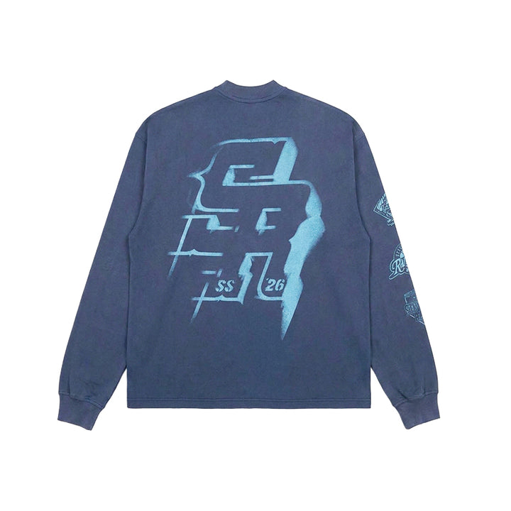 Icon Longsleeve Tee (Faded Blue)