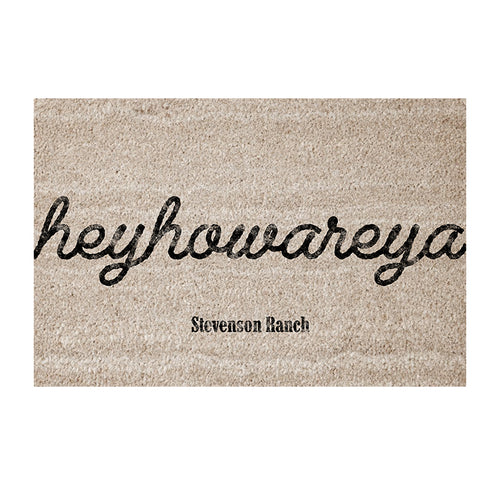 Heyhowareya Welcome Mat