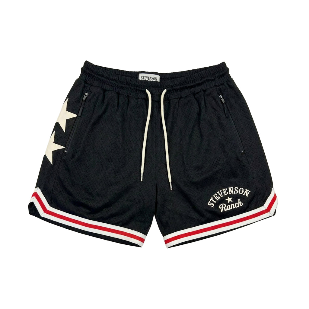 Throwback Mesh Shorts (Black/Red) | Stevenson Ranch – Stevenson Ranch