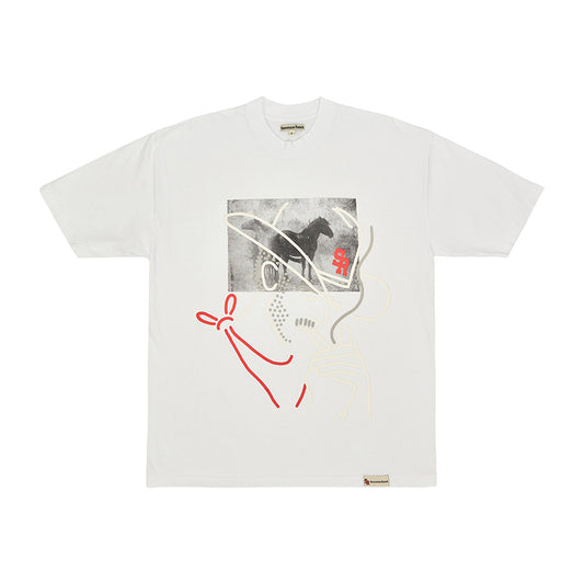 Smoking Cowboy Tee (White)