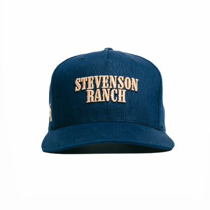 "The Duke" Structured Hat (Navy/Cream)