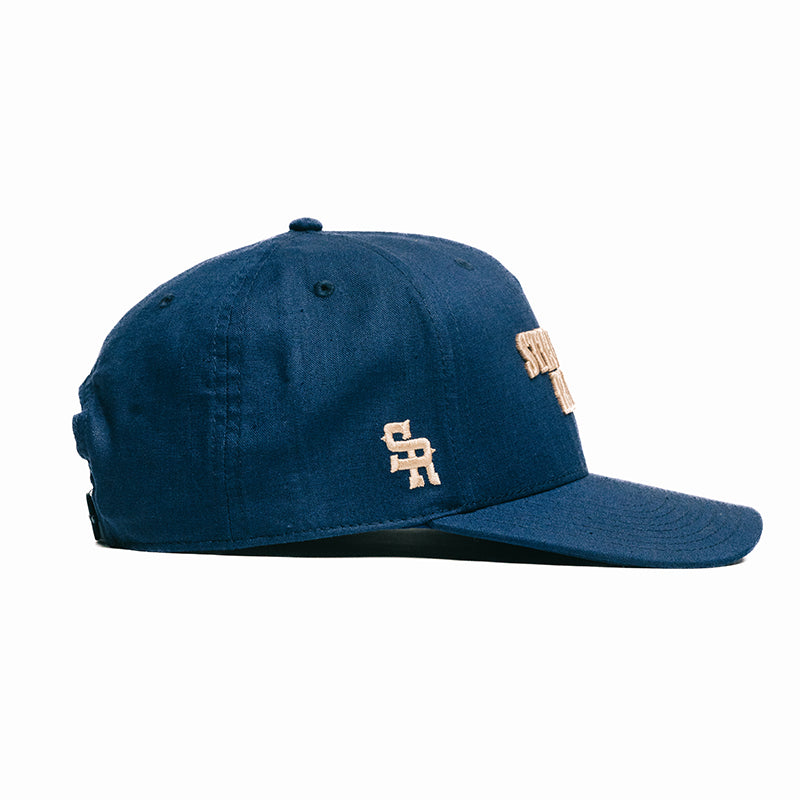 "The Duke" Structured Hat (Navy/Cream)